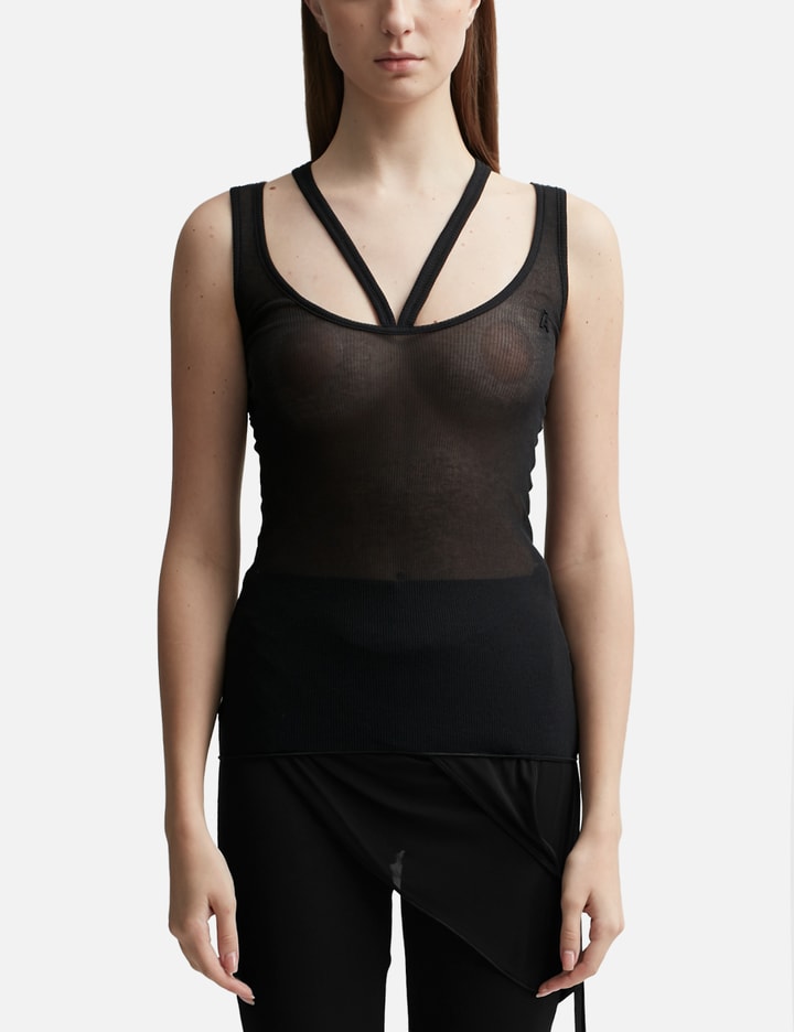 Cotton Ribbed Jersey Tank Top