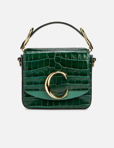 Chloé C Calfskin Croco Mini Bag