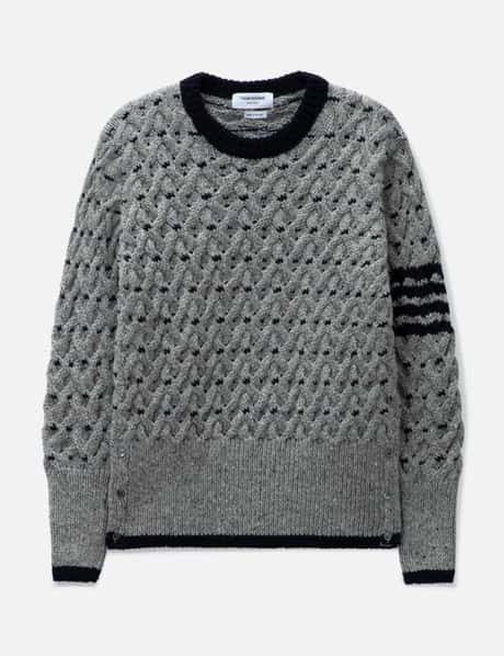 Thom Browne Cable Knit Crewneck