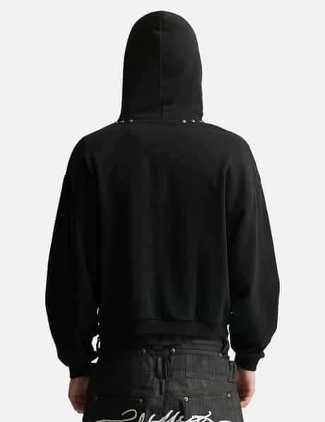 "Andy" Black Studded Hoodie view 12