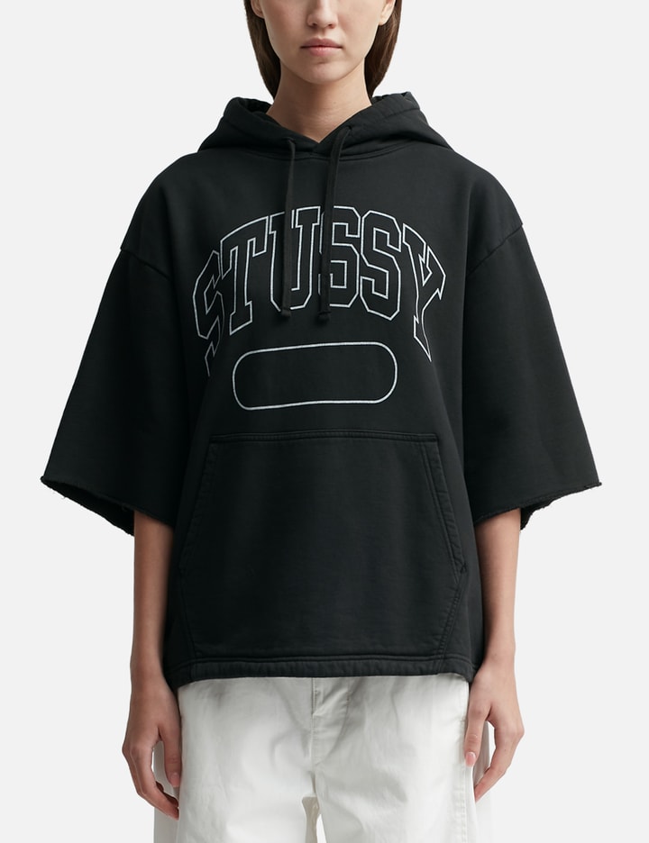 STUSSY BOXY CROPPED HOODIE