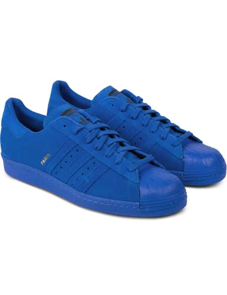 adidas Originals Blue Superstar 80s City Series Shoes HBX