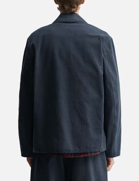 Garment Washed Cotton Twill Utility Jacket view 12