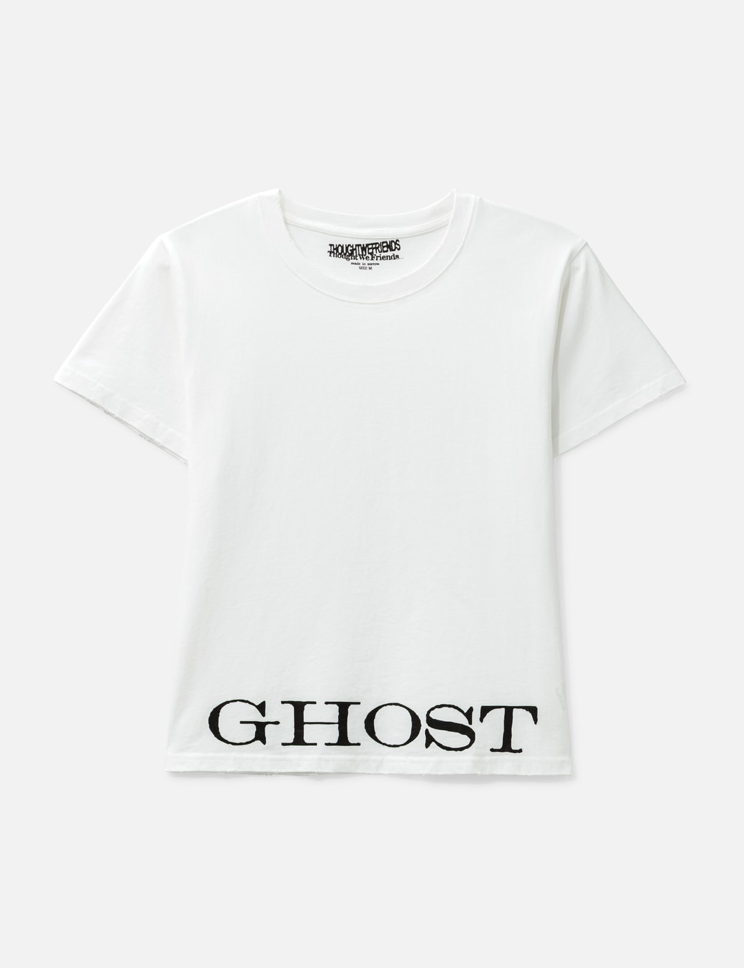 "Caspian" Ghost Fitted T-Shirt In White view 7