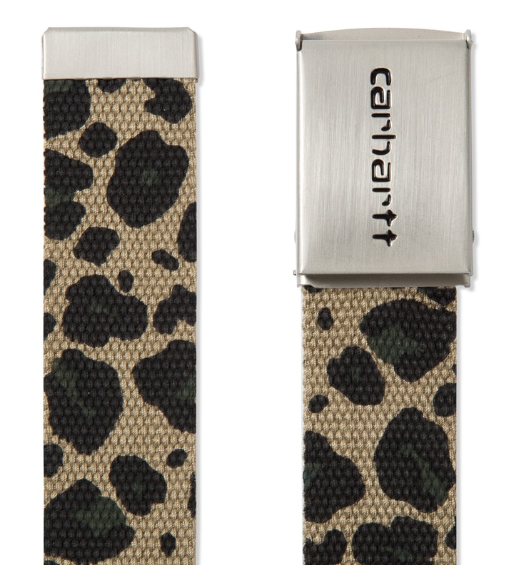 Leopard Print Chrome Clip Belt Placeholder Image