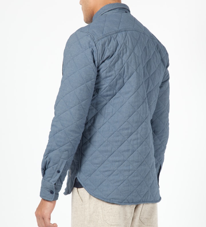 Blue Harrison L/S Quilted Shirt Placeholder Image