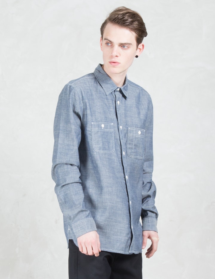 Rigid 4.5oz Clink L/S Chambray Shirt Placeholder Image