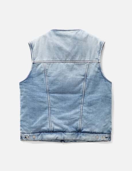 Acne Studios - Denim Padded Vest | HBX - Globally Curated Fashion 