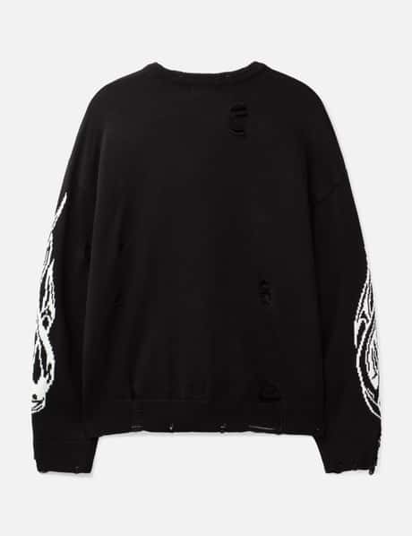 Chrome Skull Knit Sweater view 8