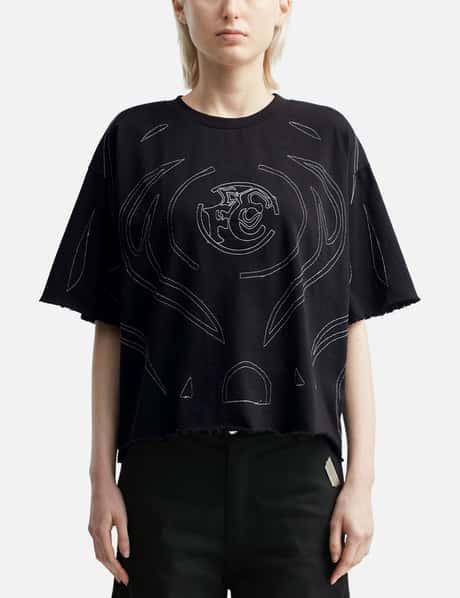 FINE CHAOS The Dome Constrast Stitch T-shirt