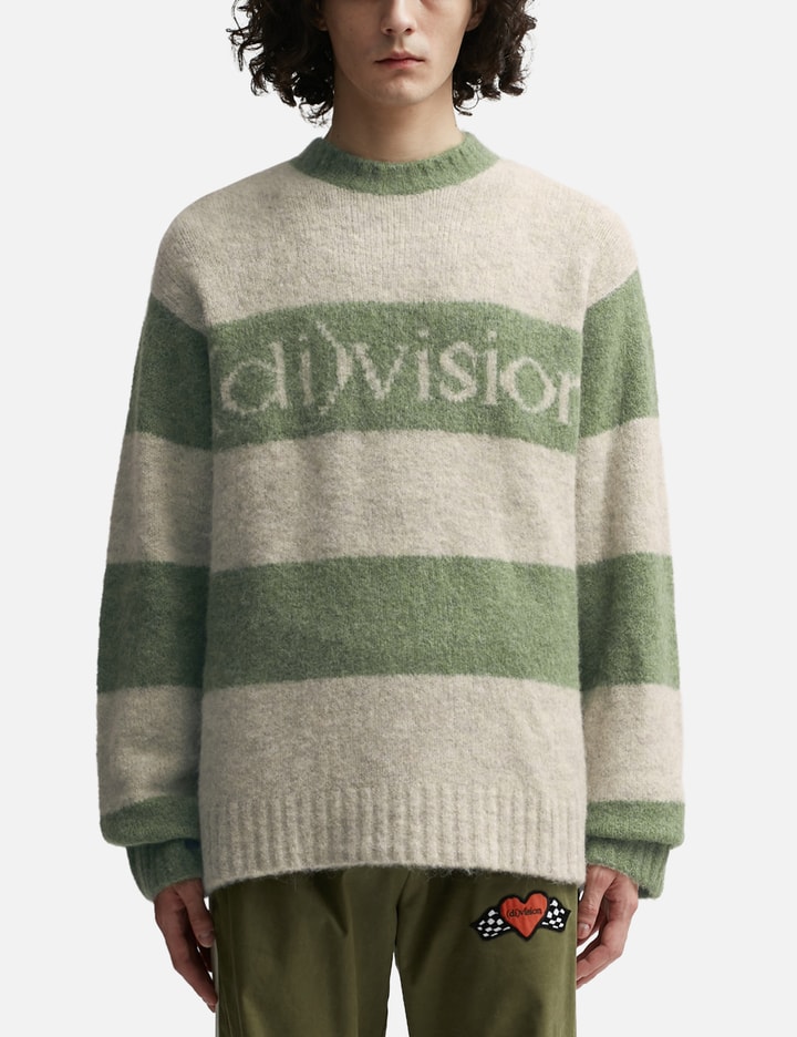 Striped Logo Knit Sweater Placeholder Image