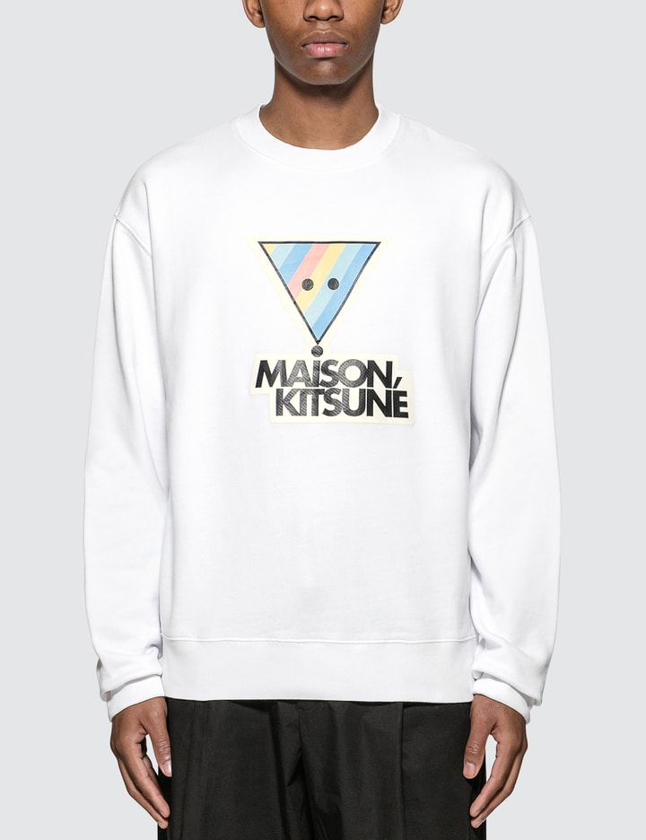 Rainbow Triangle Fox Print Sweatshirt Placeholder Image