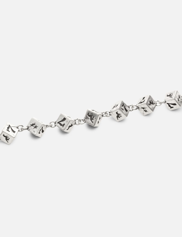 Twojeys All-round Dice Bracelet In Silver