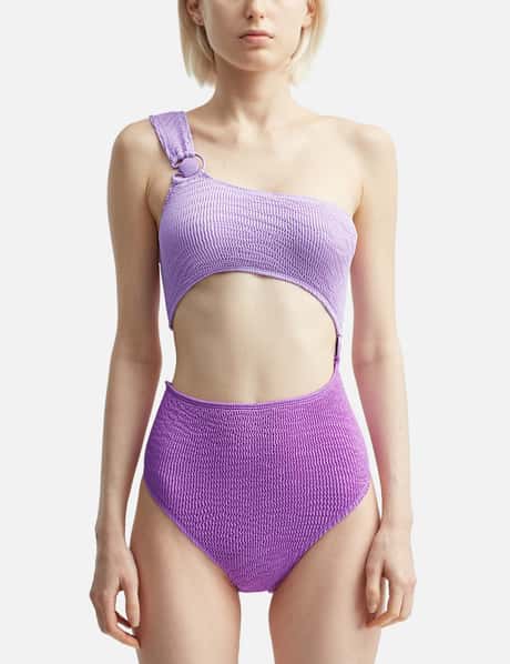 Cleonie Swim Scallop Maillot