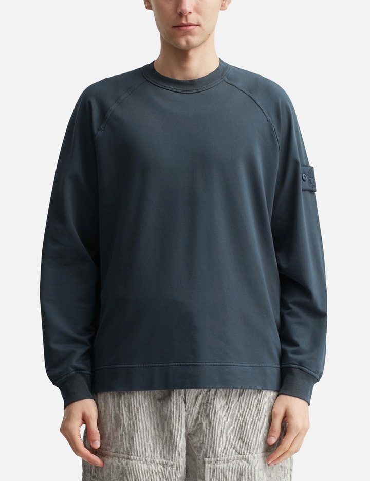 ストーンアイランド Cotton Stretch Fleece Ghost Shirt