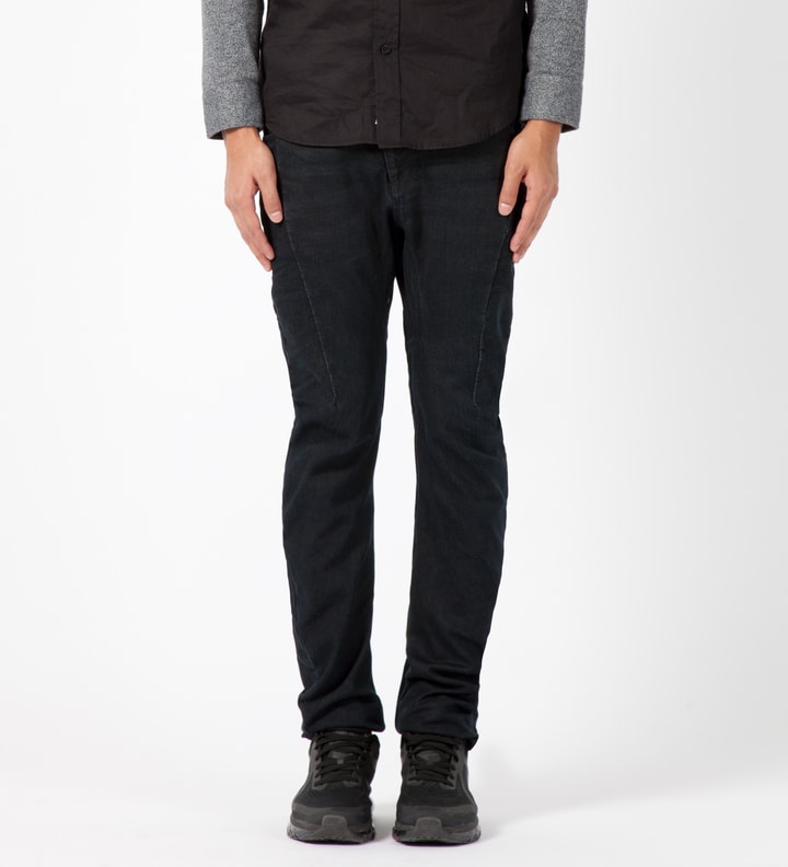 Black 1 P1 F-1401 Denim Wash Pants Placeholder Image