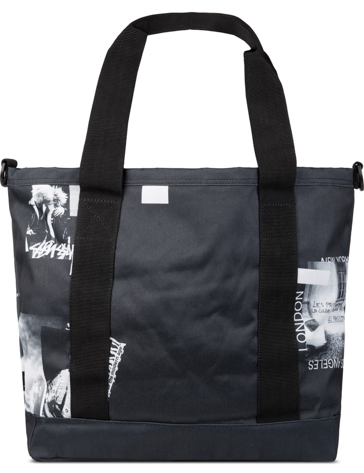 Black Placement Tote Bag Placeholder Image