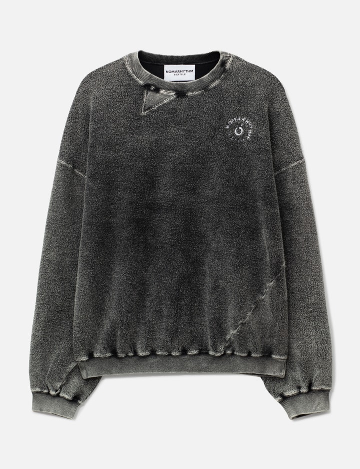 NÒMARHYTHM TEXTILE Hand Dye Reverse Twist Sweatshirt