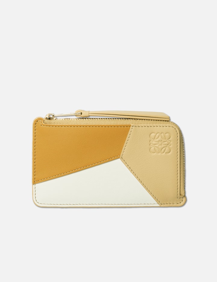 Shop Loewe Puzzle Coin Card Holder In Multicolor
