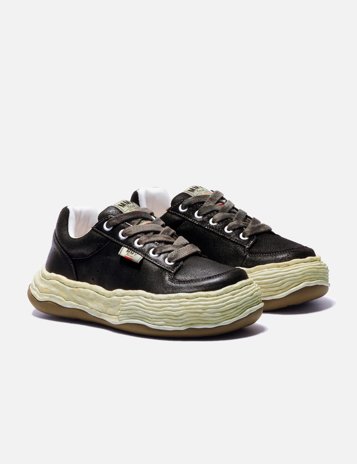 Maison Mihara Yasuhiro Oliver Waxed Suede Low-Top Sneakers