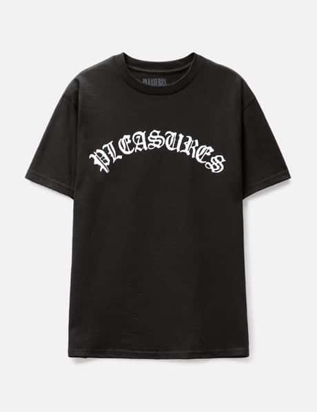 Pleasures オールド E ロゴTシャツ