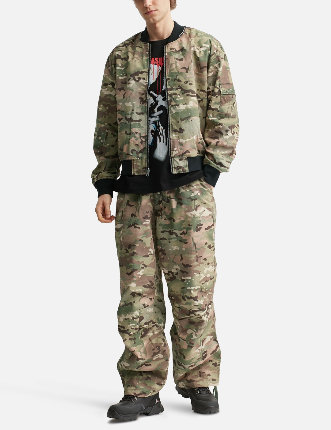 Gem Camo Wide Pants view 16