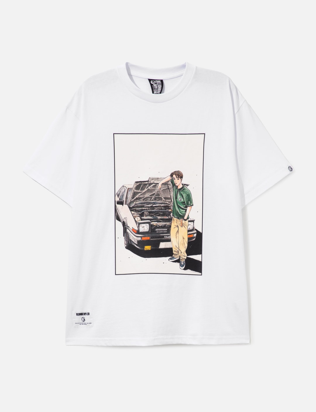 Initial Billionaire Boys Club X D Cotton T-shirt 2 In White/白色/화이트/ホワイト