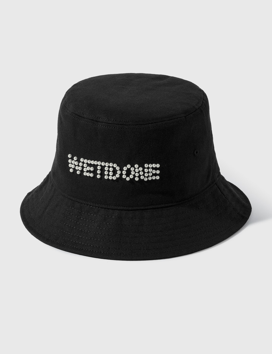 WE11DONE Pearl Logo Bucket Hat NEW NEVER WORN Genuine we11done black logo bucket hat New with tags SSENSE  main image 3