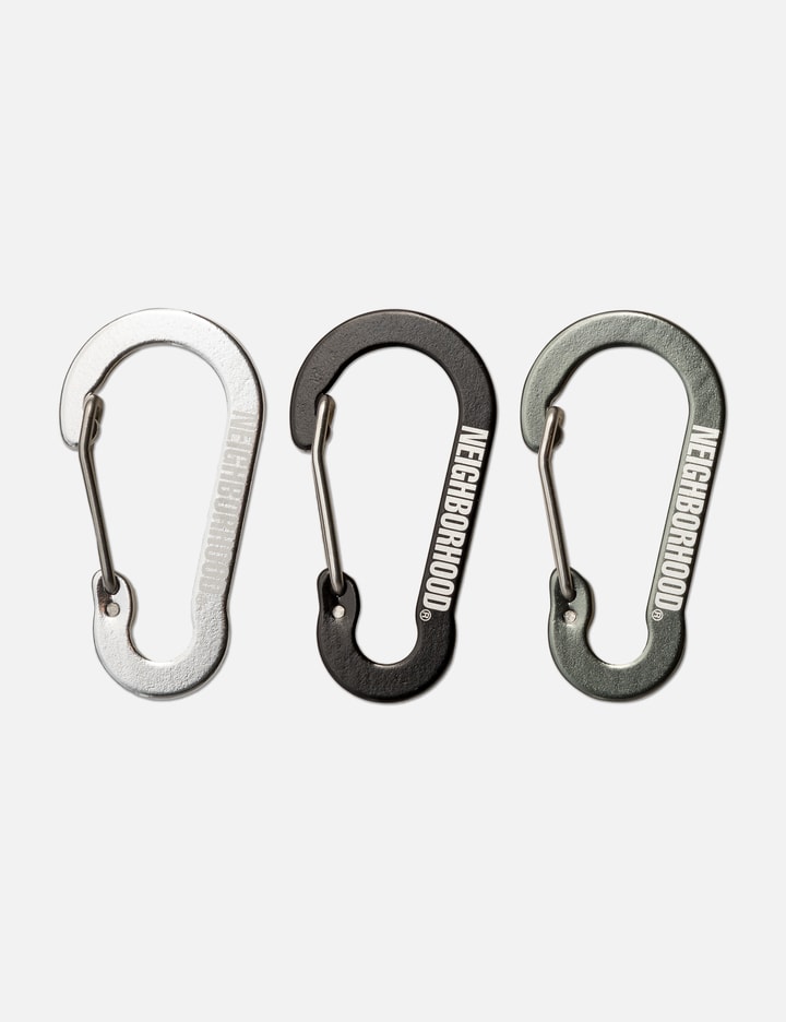NEIGHBORHOOD - Carabiner Set (Total 9 pieces)  HBX - Globally Curated  Fashion and Lifestyle by Hypebeast