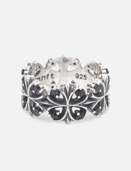 MIDNIGHTFACTORY Maltese-Cross Quadruplets Ring