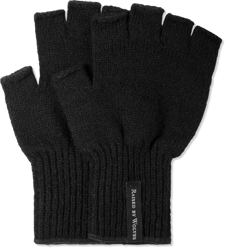 Black Fingerless Gloves Placeholder Image