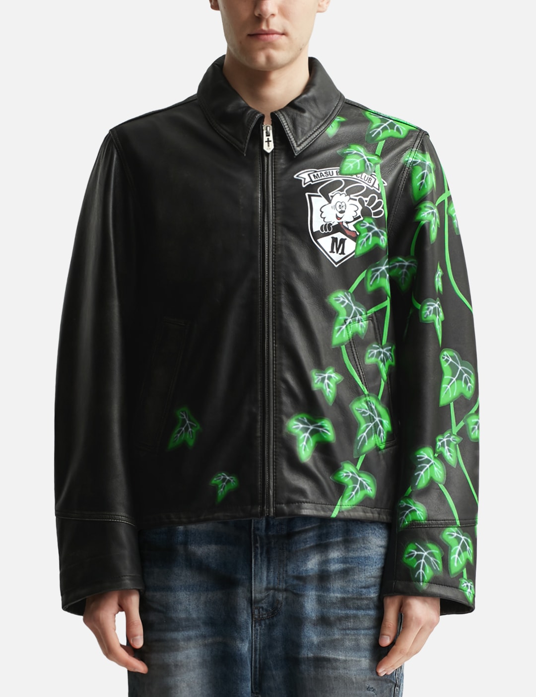 X Verdy M.B.C. Leather Sports Jacket view 12