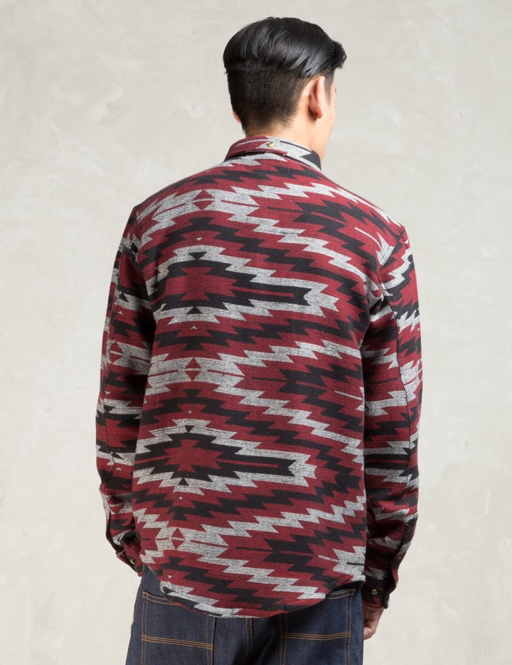 Red L/S Spirit Buttondown Shirt Placeholder Image