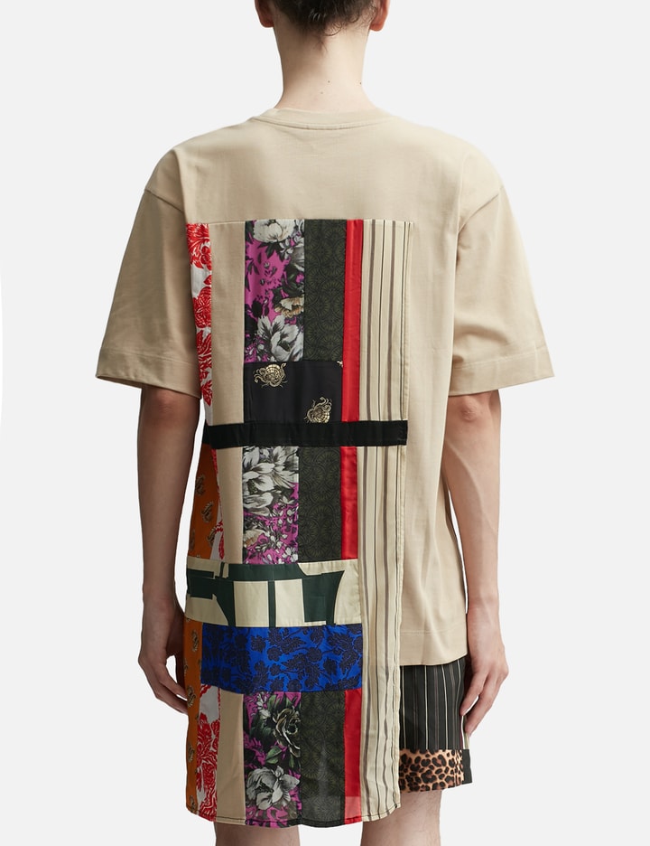 Boxy-Fit T-Shirt with Patchwork Flag Placeholder Image