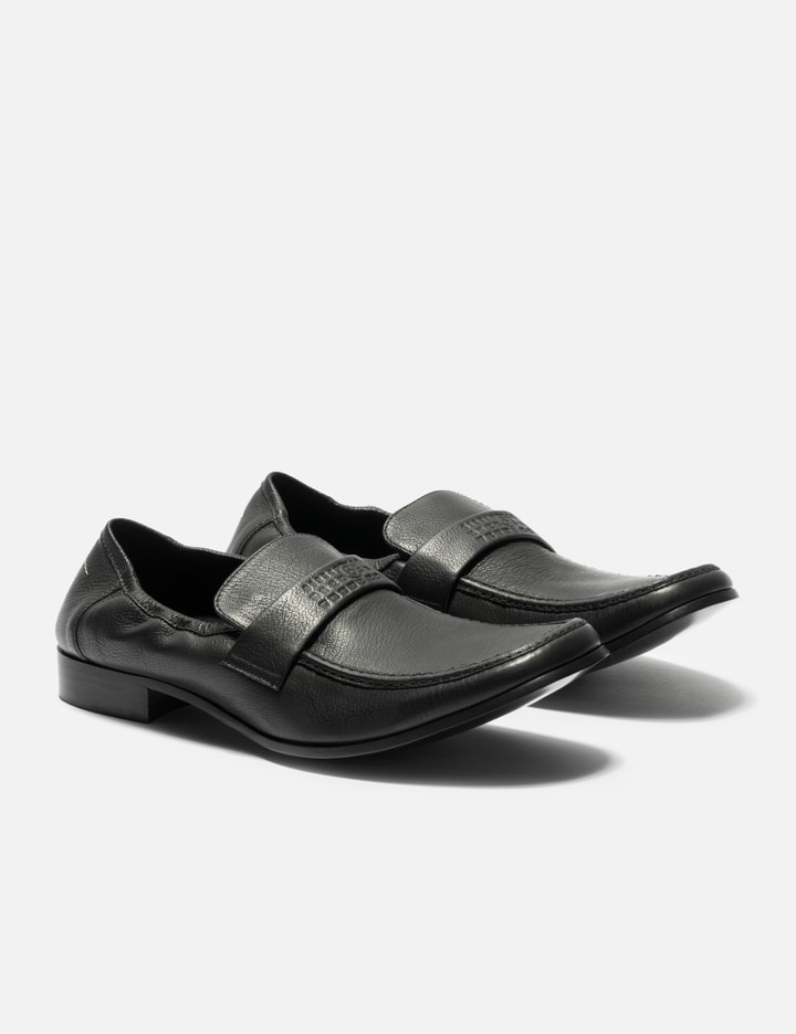 MM6 Maison Margiela Leather Swing Toe Loafers