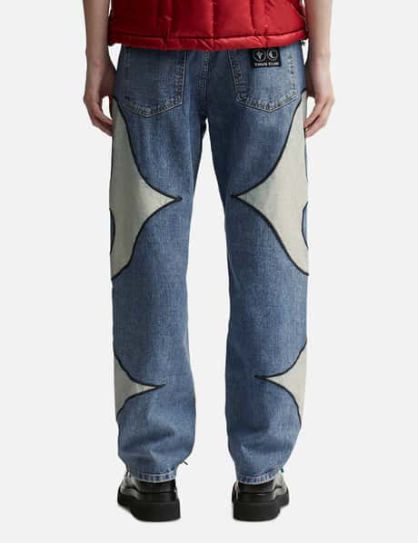 THUG CLUB - TC Leather Washing Denim Pants - HBX Exclusive | HBX 
