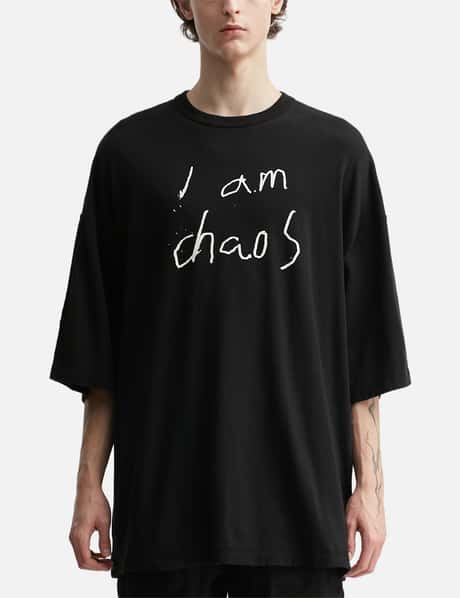 Undercover I AM CHAO Short Sleeve T-shirt - Relaxed black cotton 