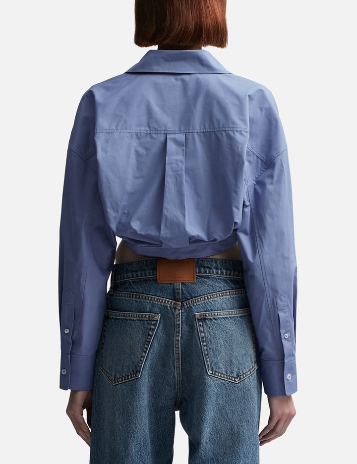 Double Layered Cropped Shirt Placeholder Image