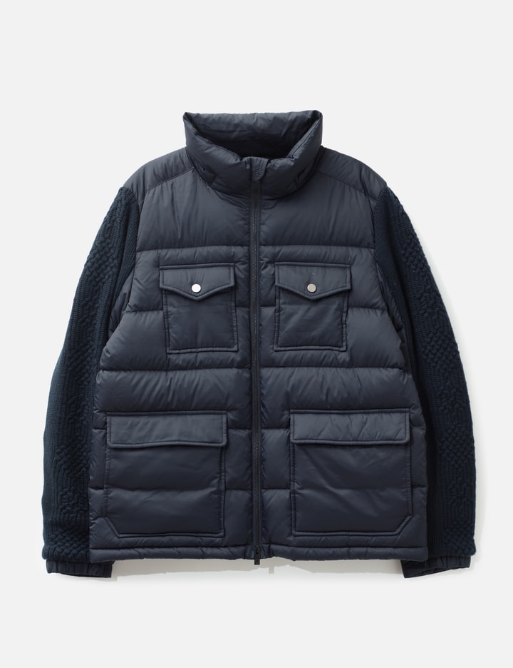 Shanghai Tang Down Jacket With Cable Sleeves
