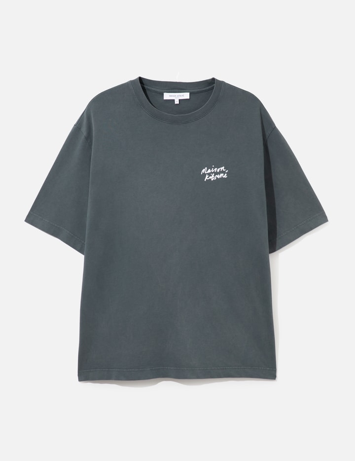 Maison Kitsuné Maison Kitsune Handwriting Faded Oversize Tee-Shirt