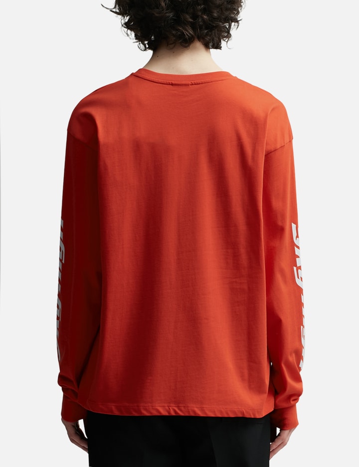 Shop Sky High Farm Workwear Construction Logo Long Sleeve T-shirt In Red