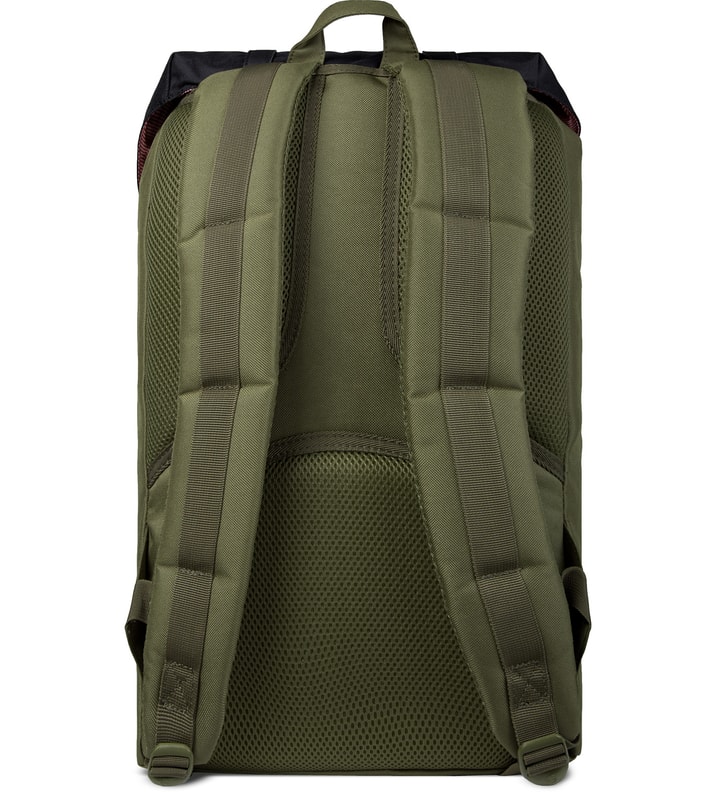 Army/Black PU Little America Backpack Placeholder Image