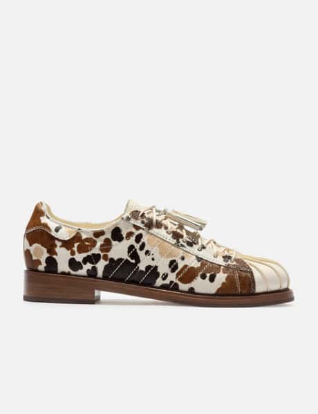 adidas Originals CLOT x adidas Originals Superstar Dress - Leather  shell-toe sneaker with tassels | HBX