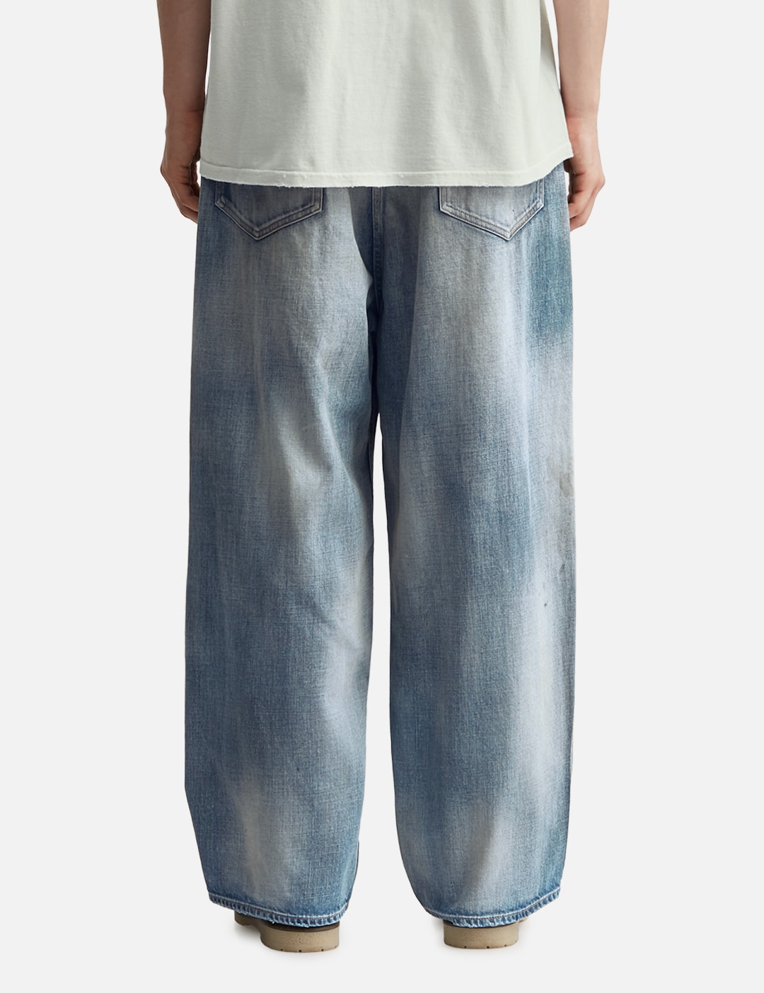 Damage Wide 5p Denim Pants view 13