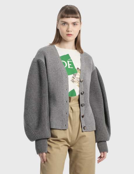 Loewe - Balloon Sleeve Cardigan | HBX - Globally Curated Fashion 