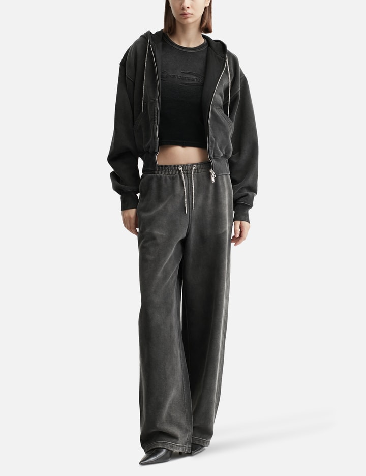 RHINESTONE DRAWCORD TRACK PANTS Placeholder Image