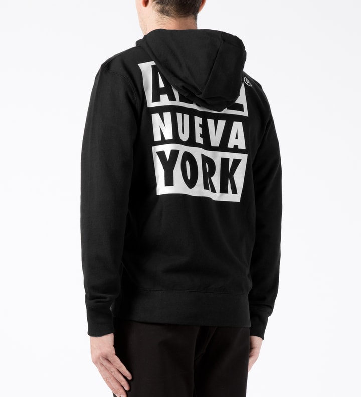 Black Nueva York Full Zip Hoodie Placeholder Image