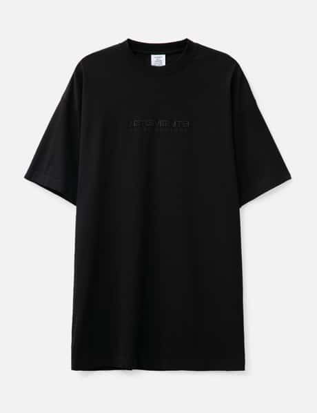 Vetements VETEMENTS EMBRIODERY LOOSE TUNIC T-SHIRT (CY152)