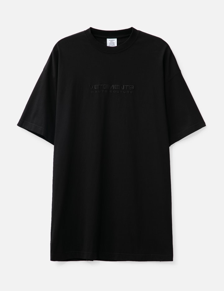 VETEMENTS EMBRIODERY LOOSE TUNIC T-SHIRT Placeholder Image