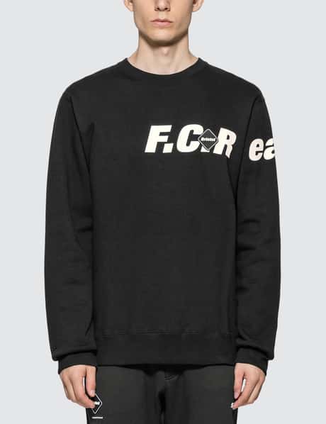 F.C. Real Bristol - F.C.R.B. Straddle Logo Crew Neck Sweat | HBX 